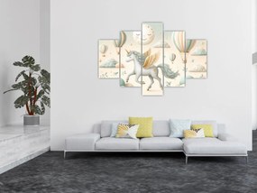 Kép - Boldog egyszarvú (150x105 cm)