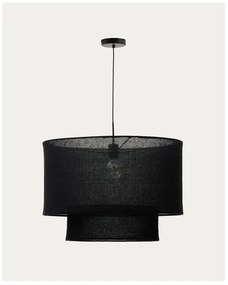 Fekete lámpabúra ø 60 cm Mariela – Kave Home