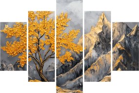 Kép – Arany fa a hegyekben (150x105 cm)
