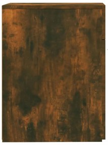 füstös tölgy színű szerelt fa patikaszekrény 20 x 45,5 x 60 cm