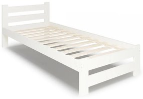 HEUREKA tömörfa ágy + ágyrács AJÁNDÉK, 90x200, fehér