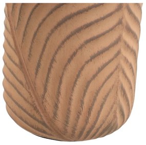 Téglavörös-krémszínű asztali lámpa textil búrával (magasság 39 cm) – Casa Selección