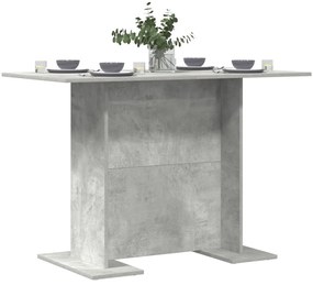 Beton Szürke Étkezőasztal 110x60x75 cm Mérnöki Fa