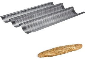 Westmark perforált forma 3 baguette-hez Hosszú, 38 cm