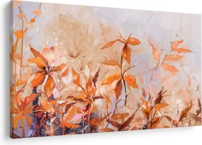 Kép - Festett virágok (90x60 cm)