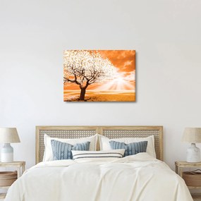 Narancssárga fa képe (70x50 cm)