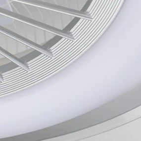 Brilagi - LED Dimmelhető lámpa ventilátorral RONDA LED/48W/230V ezüst + távirányító