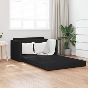 Földi Kanapéágy 2 az 1-ben fekete 124x71x78 cm Szövet