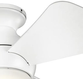 Kichler KLF-SOLA-34-WHT-LED állítható mennyezeti ventilátor 10W/230V IP23+DO