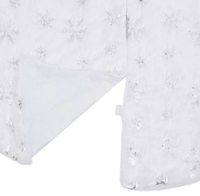 luxus karácsonyfa szoknya fehér műszőrme 150 cm