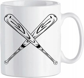 Bögre nyomott mintás Sport Baseball bot 330 ml