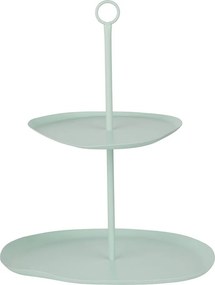 SIDELINE emeletes tálaló 2 részes 25cm , menta