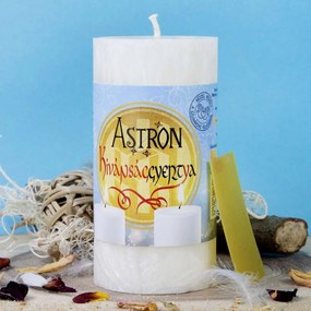 Astron Kívánsággyertya - Henger 11 cm - fehér (WH1)
