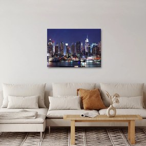 Kép - New York-i felhőkarcolók megvilágítva (70x50 cm)