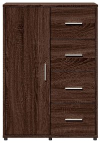 vidaXL barna tölgy színű szerelt fa tálalószekrény 60 x 31 x 84 cm