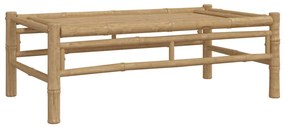 bambusz kerti dohányzóasztal 100 x 55 x 33 cm