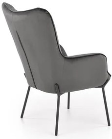 CASTEL fotel világos szürke