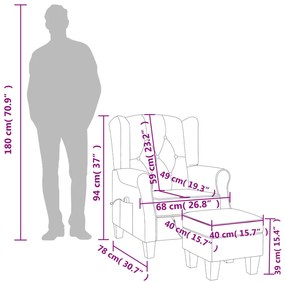 bordó szövet masszázsfotel lábtartóval