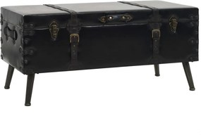 vidaXL MDF és acél dohányzóasztal 102 x 51 x 48 cm