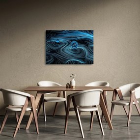 Absztrakt képet (üvegen) (70x50 cm)