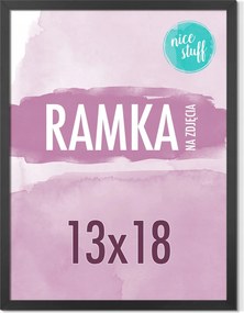 Képkeret 13x18 B6 Képkeret 13x18 Képkeret fekete Mdf fekete