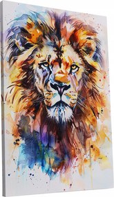 Vászonkép Színes Oroszlán modern stílusú otthon nappali szoba 60x90