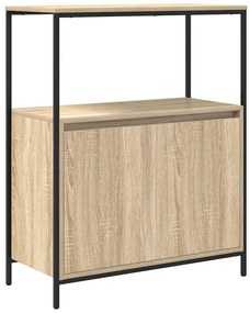 tölgy színű fürdőszobaszekrény polcokkal 76,5x35x95 cm
