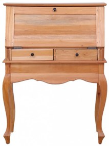 tömör mahagóni titkári íróasztal 78 x 42 x 103 cm