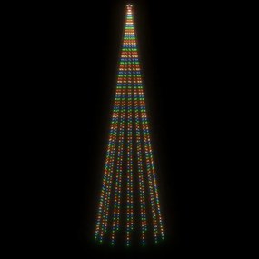 karácsonyfa cövekkel 1134 színes LED-del 800 cm