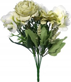 Művirág Hortenzia MIX Zöld Csokor