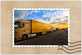 Poszterek 120x80 Parafa autópálya Stau