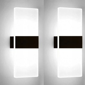2x 12W Led fali lámpa Beltéri Modern 6000K