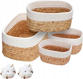 Fonott tároló kosarak 4 db
