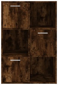 füstös tölgy színű tárolószekrény 60 x 29,5 x 90 cm