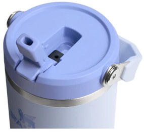 Lila rozsdamentes acél termosz 890 ml IceFlow™ Flip Straw 2.0 Tumbler Dew Drop – Stanley