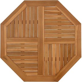 vidaXL tömör tíkfa nyolcszögletű asztallap 90 x 90 x 2,5 cm