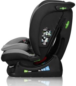 Lionelo - Autósülés AART i-Méret 40-150 cm fekete/szürke