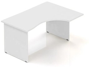 Ergonomikus asztal Visio 140 x 100 cm, jobb, fehér