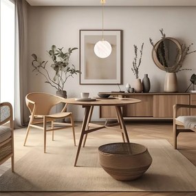 Argon 8448 - Csillár zsinóron ALMIROS 1xE27/15W/230V átm. 30 cm alabástrom arany