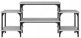 szürke sonoma színű szerelt fa TV-szekrény 117x35x52 cm