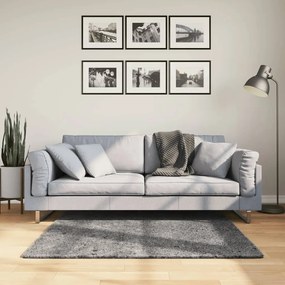 HUARTE antracit rövid szálú puha és mosható szőnyeg 120x120 cm