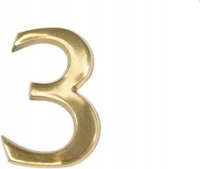 Házszám Épület Sárgaréz Szám 20 cm "3
