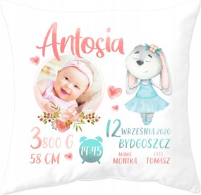 Fényképes Párna Keresztelő Születésnap