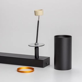 Brilagi - Spotlámpa SELE 2xGU10/30W/230V fekete/arany