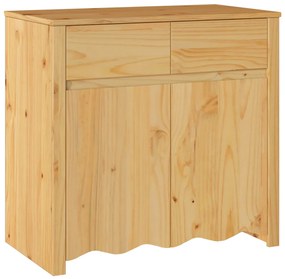Oldalszekrény &quot;&quot;DRAMMEN&quot;&quot; 79x43x75,5 cm Tömör fenyő