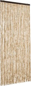 vidaXL bézs zsenília rovarfüggöny 90 x 200 cm