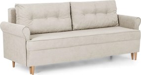 ELI Háromszemélyes kinyitható kanapé Szürke