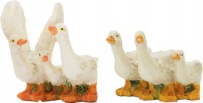 Karácsonyi betlehem figurák. 'Libacsoport'- max. 4,8cm magas 10-12cm-es figurákhoz