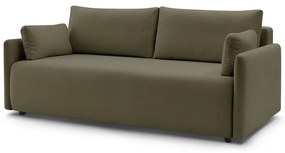 Zöld kinyitható kanapé 211 cm Marcel – Bobochic Paris
