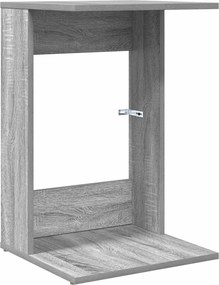 vidaXL Oldal asztal Szürke Sonoma 40 x 38 x 62,5 cm Faanyag